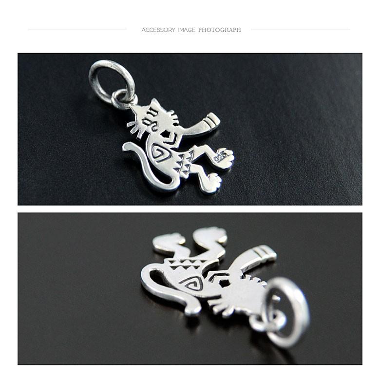 「ネコペリ」 pe2154 シルバーアクセサリー ペンダントトップ 男女兼用 動物 ペンダントトップのみの商品 |  | 03