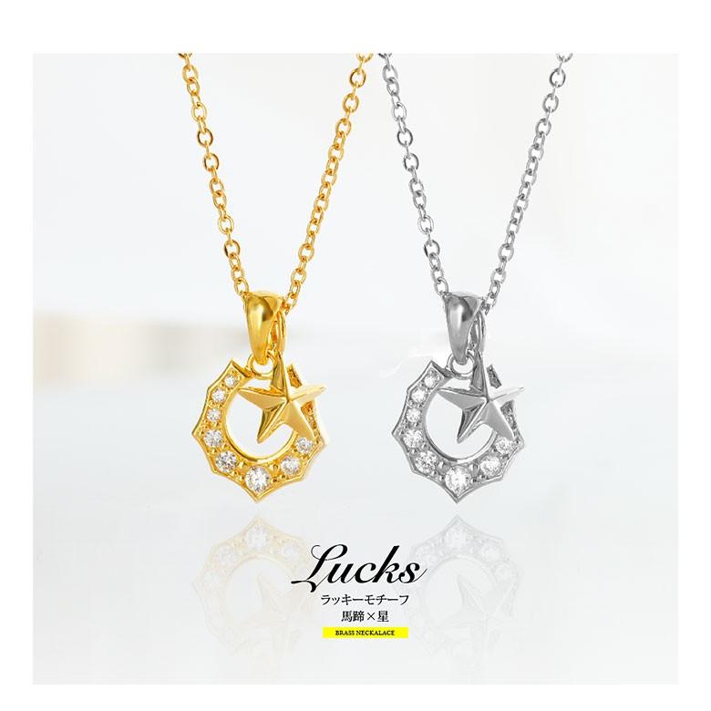 pe2180 シルバーアクセサリー ネックレス 真鍮 男女兼用 馬蹄・ホースシュー 45ｃｍ＋5ｃｍのステンレスチェーン付 |  | 05