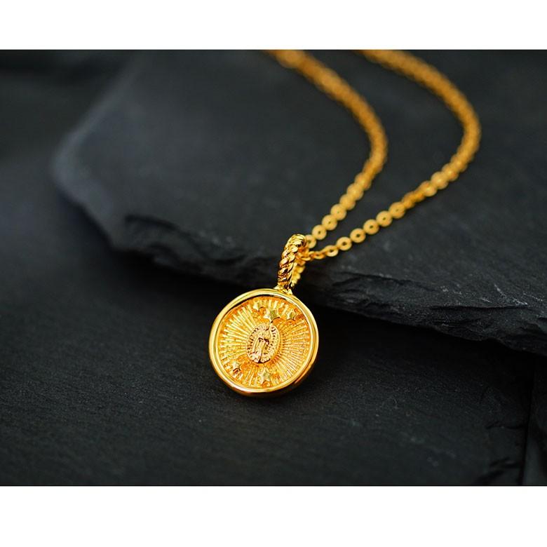 マリアスターネックレス pe2182 シルバーアクセサリー ネックレス 男女兼用 マリア ステンレスチェーン付 |  | 07