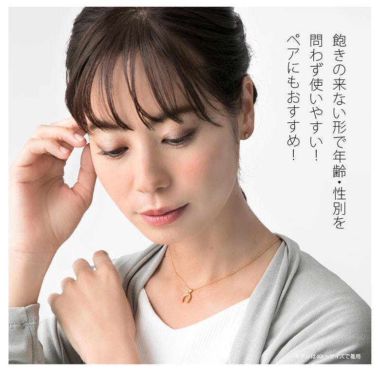 ホースシューネックレス pe2183 シルバーアクセサリー ネックレス 男女兼用 馬蹄・ホースシュー ステンレスチェーン付 |  | 04