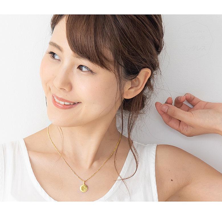 波ネックレス pe2204 シルバーアクセサリー ネックレス 男女兼用 波・ビッグウェーブ ステンレスチェーン付(45cm+5cmアジャスター）の画像