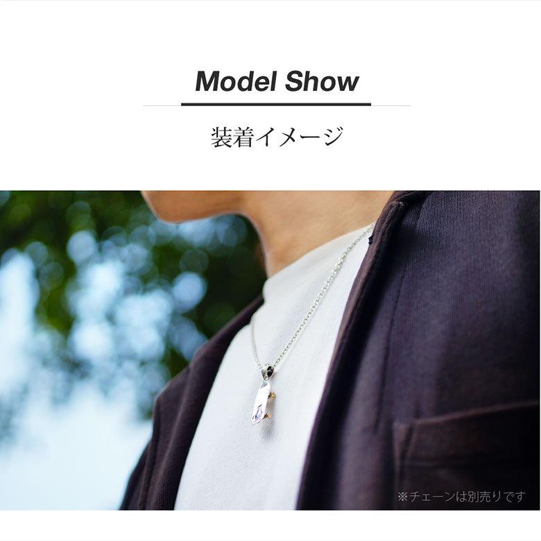 ネコ 猫 ペンダントトップ pe2223 シルバーアクセサリー ペンダントトップ メンズ スケートボード ペンダントトップのみの商品 |  | 02