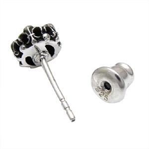 ピアス メンズ シルバーピアス メンズピアス フレア ブラックジルコニア pi0357 バラ売り |  | 05