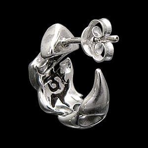 ピアス メンズ シルバーピアス メンズピアス トライバル・炎 タトゥー
