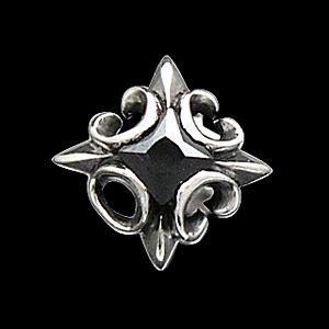 ピアス メンズ シルバーピアス メンズピアス クロス ハードピアス フレア pi0397 バラ売り |  | 01