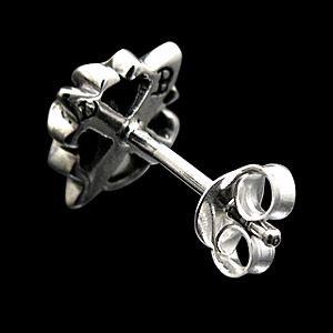 ピアス メンズ シルバーピアス メンズピアス クロス ハードピアス フレア pi0397 バラ売り |  | 04