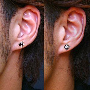 ピアス メンズ シルバーピアス メンズピアス クロス ハードピアス フレア pi0397 バラ売り |  | 05