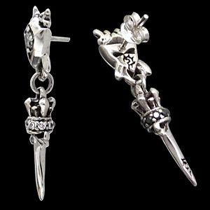ピアス メンズ シルバーピアス メンズピアス 剣・ソード ジルコニア pi0404 バラ売り |  | 04