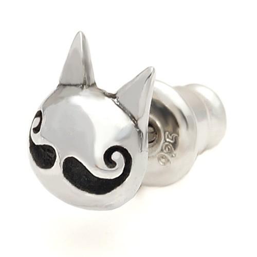 シルバーアクセサリー シルバーピアス レディース 猫 ネコ ねこ ひげ ヒゲ pi0440 バラ売り |  | 01