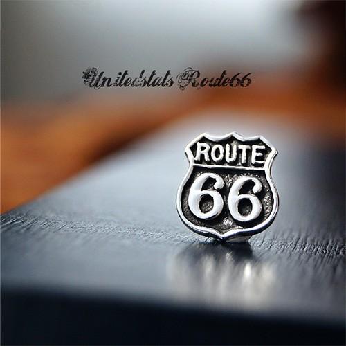 シルバーアクセサリー ピアス シルバー925 メンズ ROUTE66 ルート66 ロードサイン pi0442 バラ売り｜2pcs｜03