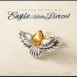 シルバーピアス メンズ シルバー925 ネイティブ イーグル ピアス