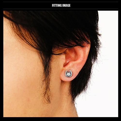 シルバーアクセサリー ピアス 片耳 スター 星 ホースシュー 馬蹄 pi0458 バラ売り |  | 03