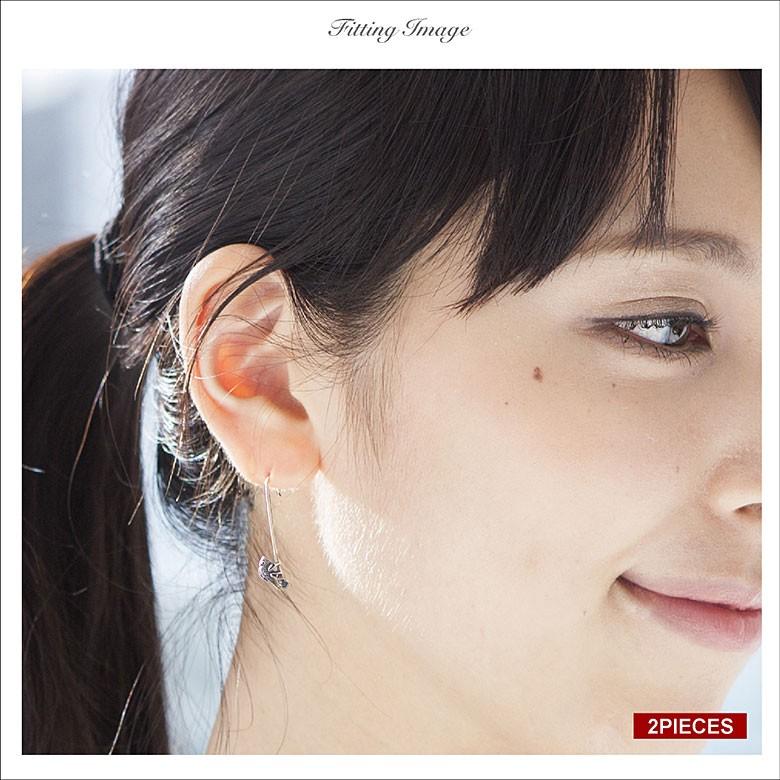 シルバーピアスpi0486 シルバーアクセサリー ピアス フープ