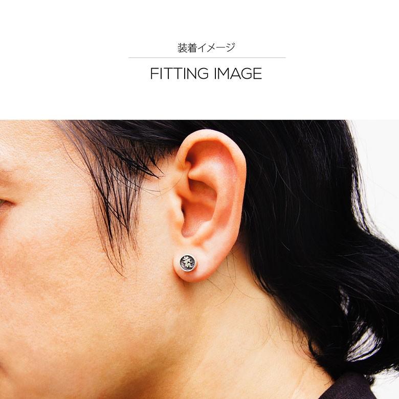 シルバーピアス pi0512 シルバーアクセサリー 片耳用ピアス メンズ 不動明王 片耳用売り |  | 05