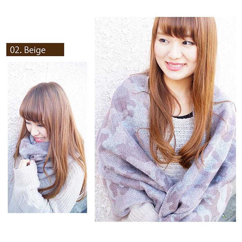 カモフラ柄ストールpso62 クリル・ポリエステル 男女兼用 カモフラ |  | 04