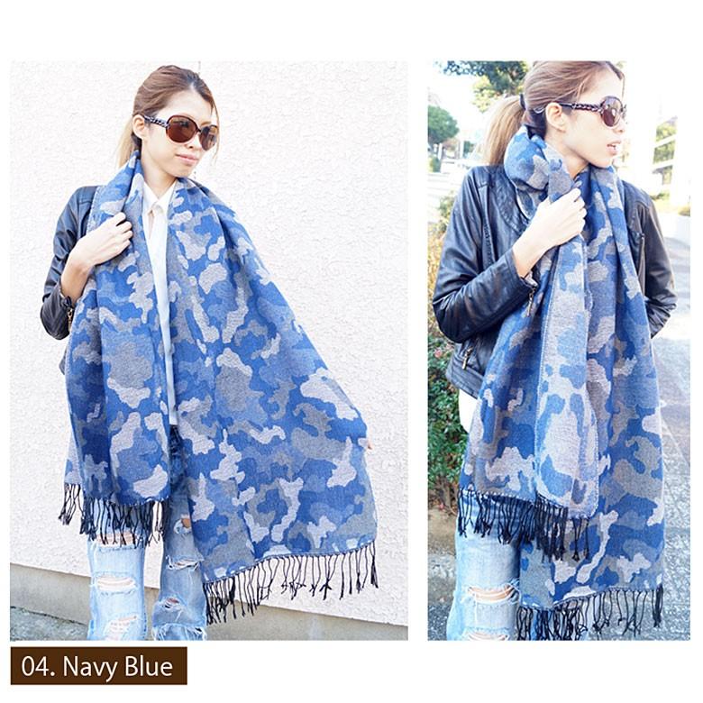 カモフラ柄ストールpso62 クリル・ポリエステル 男女兼用 カモフラ |  | 06