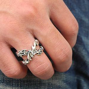 シルバーリング Silver Ring -Crack 002- シルバー リング – yuzen-official