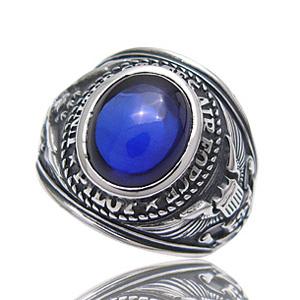 カレッジリング メンズ リング シルバーリング 指輪 エアホース 空軍