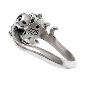 シルバーアクセサリー シルバーリング 指輪 メンズ リング 薔薇
