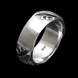 シルバーアクセサリー シルバーリング 指輪 メンズ リング 鯉 登