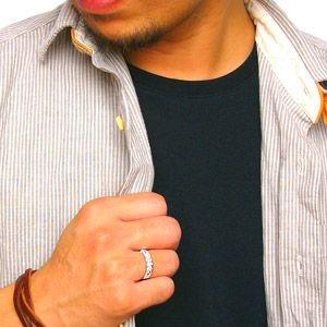 ペアリング シルバーリング 指輪 ハワイアン 花 r0569-pair ペアセット ギフトBOX付き |  | 05