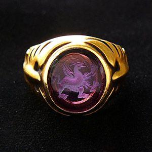 シルバーアクセサリー シルバーリング 指輪 メンズ リング 紋章