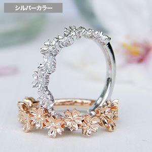 シルバーリング レディース シルバーアクセサリー 指輪 桜