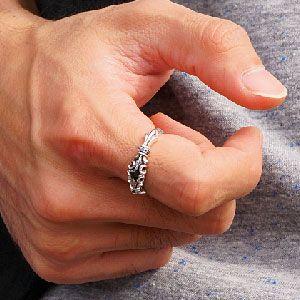 シルバーリング 指輪 メンズ フレア・百合 シルバーアクセサリー r0651 |  | 05