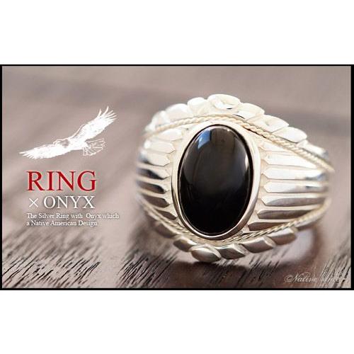 シルバーアクセサリー シルバーリング オニキス ブラック r0692 |  | 03