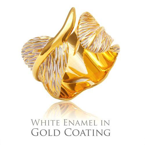 メンズアクセサリー リング フェザー 羽根 ゴールド ブラック r0699 フリーサイズ(約11号〜23号前後) |  | 03