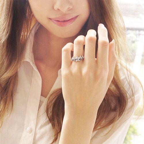 シルバーアクセサリー シルバーリング メンズ レディース 指輪 スター