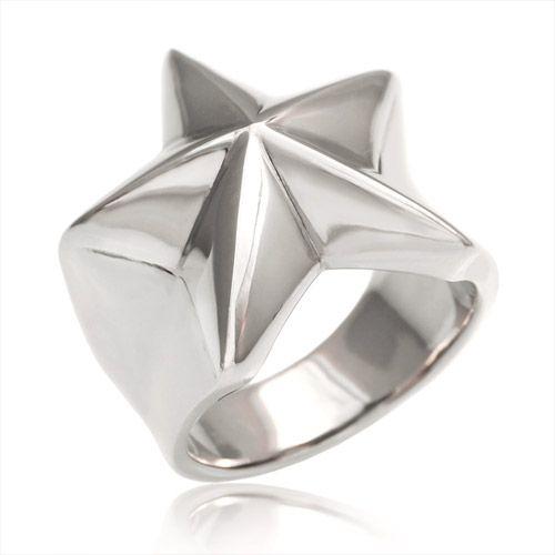シルバーアクセサリー リング メンズ レディース スター 星 北極星 r0708 |  | 01