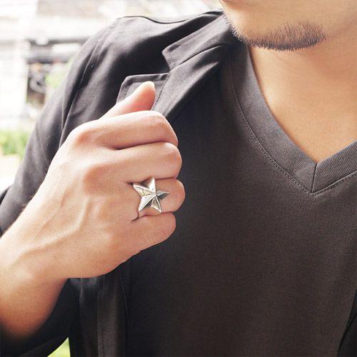 シルバーアクセサリー リング メンズ レディース スター 星 北極星 r0708 |  | 05