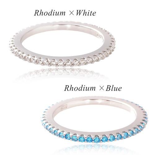 シルバーアクセサリー フルエタニティリング レディース リング ゴールド ピンクゴールド r0728 |  | 03