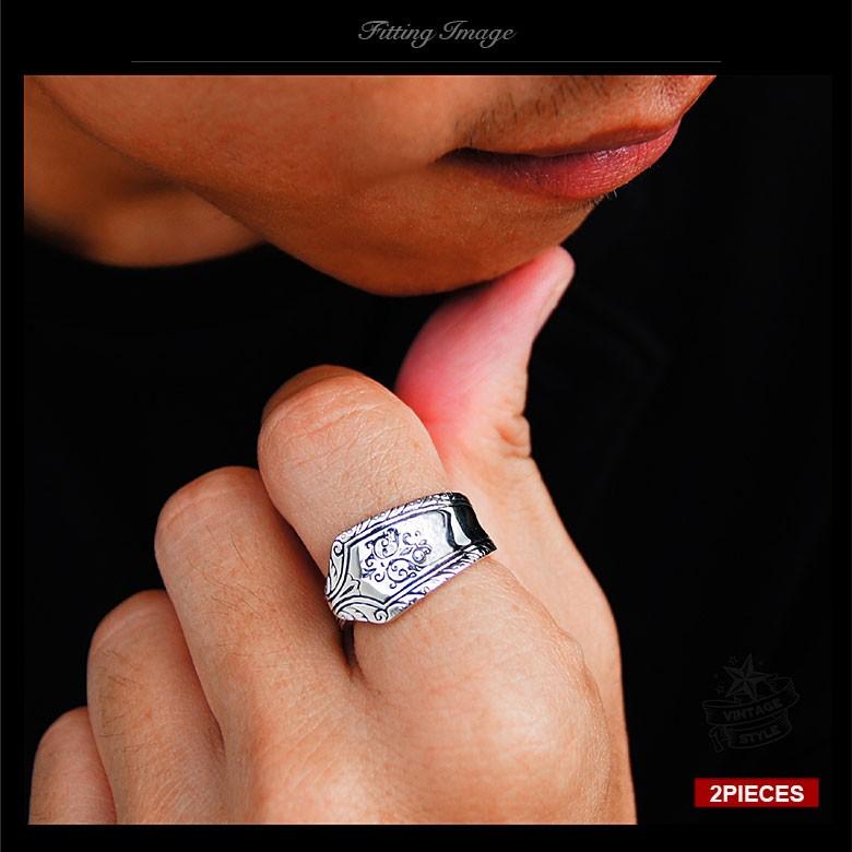 スプーンリングr0803 シルバーアクセサリー メンズ リング