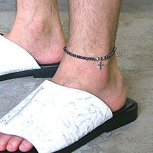 アンクレット メンズ シルバーアクセサリー ヘマタイト クロス・十字架 so0480 |  | 05