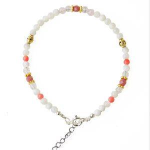 アンクレット レディースアンクレット ピンク シェル ローズクォーツ so0505 |  | 01