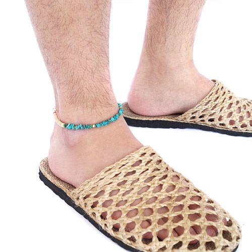 アンクレット ターコイズカラー メンズ レディース シェル ホワイトハーツ so0518 足周り約20〜26cm前後 |  | 05