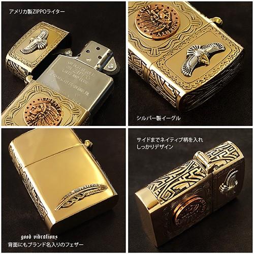 ASUS ZIPPO ジッポ ライター オールドコイン インディアンヘッド