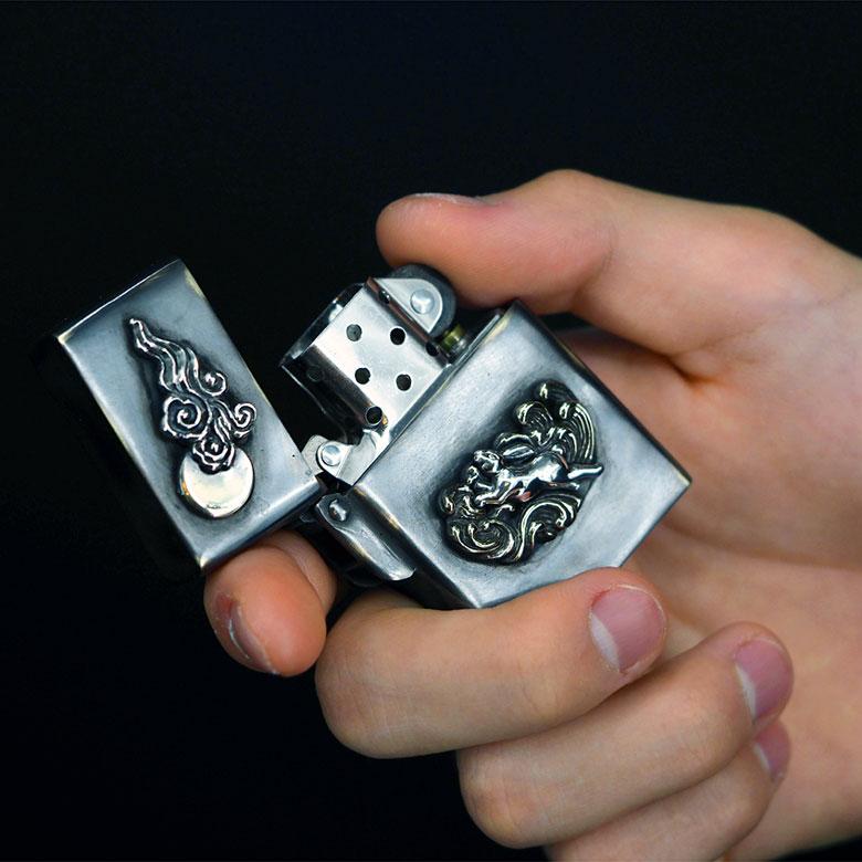 ZIPPO ライター メンズ うさぎ 兎 月 和 真鍮 アクセサリー ZIPPO ライター メンズ うさぎ 兎 月 和 真鍮 アクセサリー