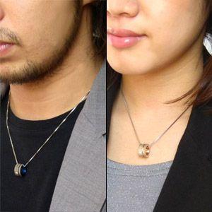 ステンレスアクセサリー ネックレス メンズ・レディース ペアネックレス[単品] リング ジルコニア spe0203 ペンダントトップのみ |  | 05
