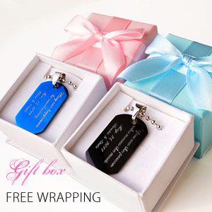 ペアネックレス 刻印無料 ステンレス ドッグタグプレート spe0241