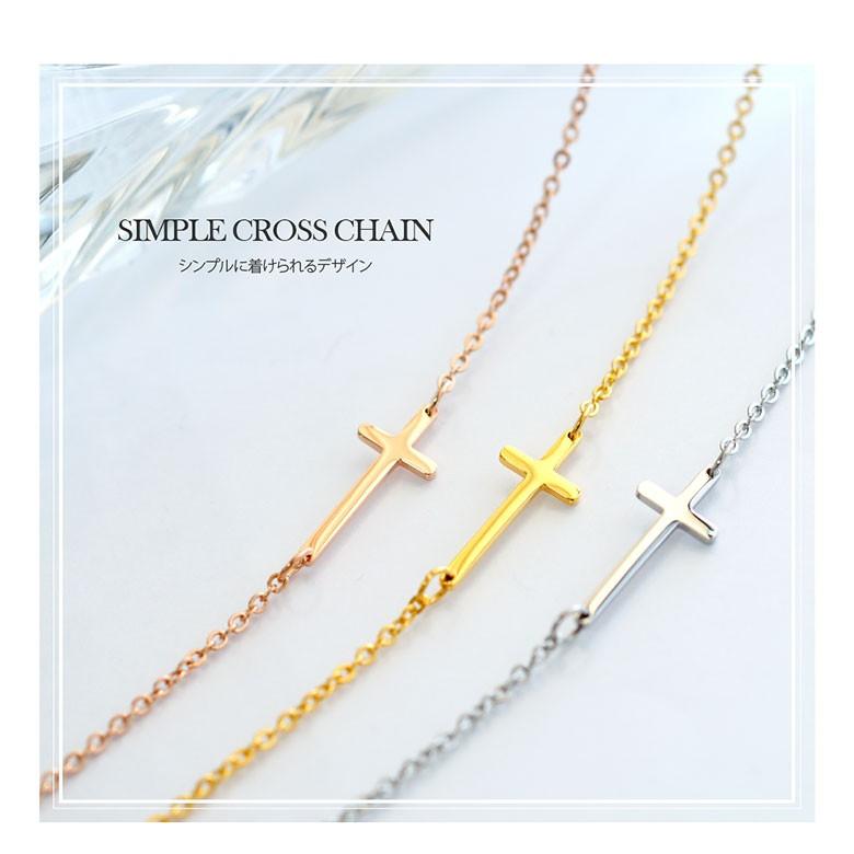 サージカルステンレス spe0355 ステンレスアクセサリー ネックレス ステンレス 男女兼用 クロス ステンレスチェーン付き |  | 05