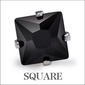 ピアス メンズ ステンレスピアス メンズピアス ブラック ジルコニア