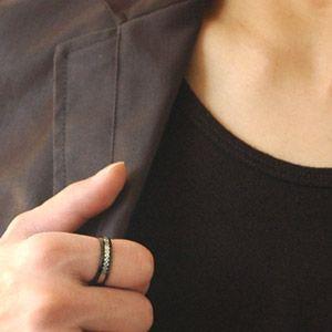 ステンレスアクセサリー リング・指輪 ブルー・青 ブラック・黒 sr0093 |  | 01