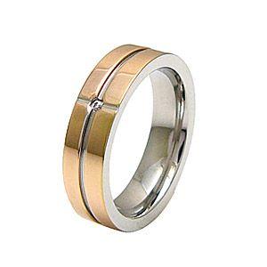 ステンレスアクセサリー リング・指輪 ペアリング ペアアクセ ピンク・ブラック クロス ジルコニア sr0099 |  | 01