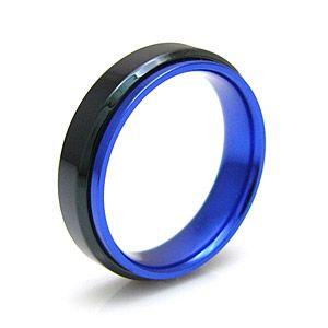 ステンレスリング 指輪 メンズ レディース ピンク ブラック レッド ブルー sr0102 |  | 02