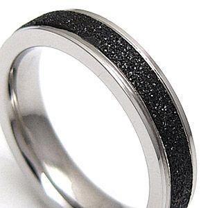 ステンレスアクセサリー ペアリング リング・指輪 スターダスト ブラック・ホワイト 流れ星 sr0104 |  | 04