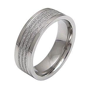 ステンレスアクセサリー ペアリング リング・指輪 スターダスト ブラック・ホワイト 流星群 sr0105 |  | 01