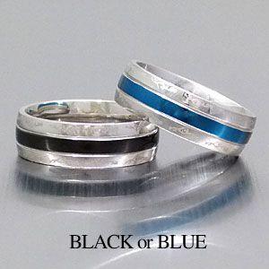 ステンレスアクセサリー リング・指輪 メンズ ブルー・ブラック 青・黒 アラベスク sr0117 |  | 01